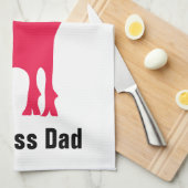 Hog rouge Barbeque Serviette de cuisine (Quart Plié)