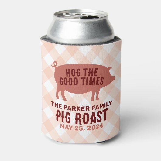 Hog the Good Times Pig Roast Blikjeskoeler (Blikje Achterkant)