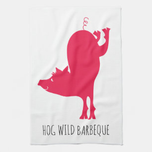 Hog Wild Barbeque Keukenhanddoek