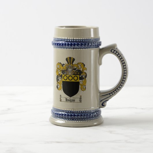 Hogan Coat of Arms Stein / Hogan Crest Stein Bierpul (Rechts)