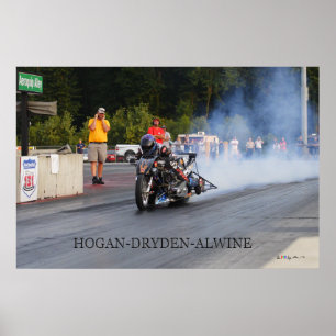 Hogan-Dryden-Alwine Top Fuel 2008 Poster