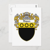 Hogan Wapen (Mantled) Briefkaart (Voorkant / Achterkant)