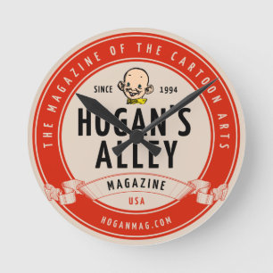 "Hogan's Alley" -stijl Logo wandklok Ronde Klok