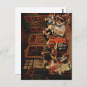 Hogarth, William Marriage ?-la-mode: Het huwelijk  Briefkaart (Voorkant / Achterkant)