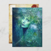 Hoge aanwezigheid van Briefkaart in water (Voorkant / Achterkant)