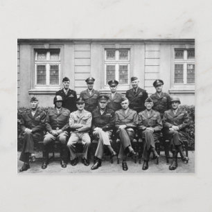 Hoge Amerikaanse militaire functionarissen uit de Briefkaart