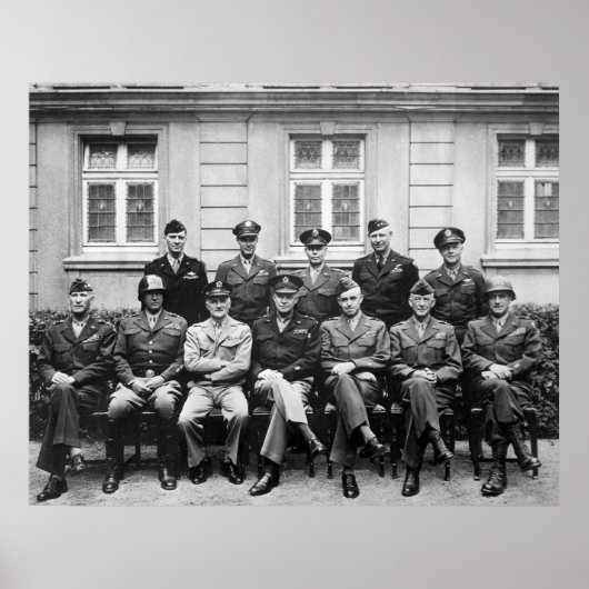 Hoge Amerikaanse militaire functionarissen uit de Poster (Voorkant)