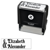 Hoge Ampersand #2 Twee Namen #35 Trouwkoppel Zelfinktende Stempel (In situ)