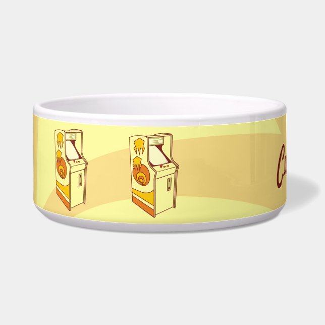 Hoge arcade game console bowl voerbakje (Links)