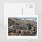 Hoge brug op de lijn briefkaart (Voorkant / Achterkant)