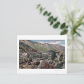 Hoge brug op de lijn briefkaart (Staand voorkant)