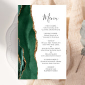 Hoge Budget Smaragdgroene Gouden Agaten Bruiloft