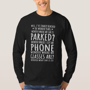 Hoge burger Retiree Gepensioneerde oudere persoon T-shirt