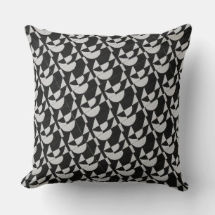 Hoge Contrast Comfort: Modulaire Noir Echo Abstrac Kussen