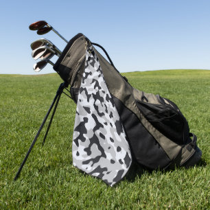 Hoge contrast stedelijke camouflage golfhanddoek