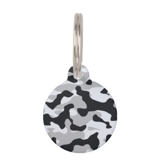 Hoge-contrast stedelijke camouflage huisdierpenning