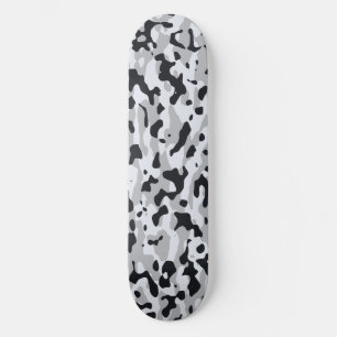 Hoge contrast stedelijke camouflage skateboard