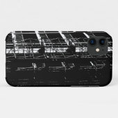 Hoge contrastconfiguratie Case-Mate iPhone case (Achterkant (horizontaal))