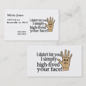 Hoge Fietszijde Visitekaartje (Voorkant / Achterkant)