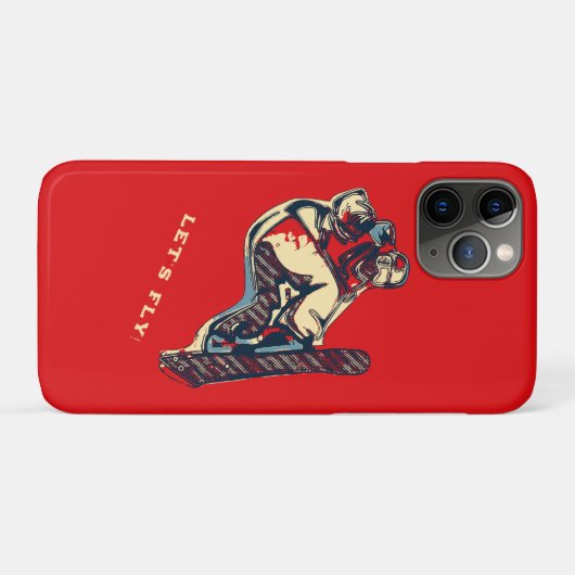 Hoge Flyer! - Snowboarding Fool Kussensloop Case-Mate iPhone Case (Achterkant (horizontaal))