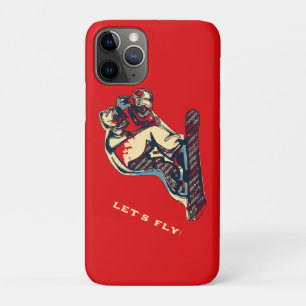 Hoge Flyer! - Snowboarding Fool Kussensloop iPhone 11 Pro Hoesje