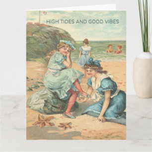 Hoge getijden en goede vibes Groeten Kaart