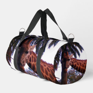 Hoge Giraffe-verhalen Onder De Palmboom, Plunjezak