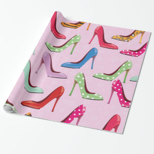hoge hakken Patroon Cadeaupapier