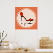 hoge hakken poster (Keuken)