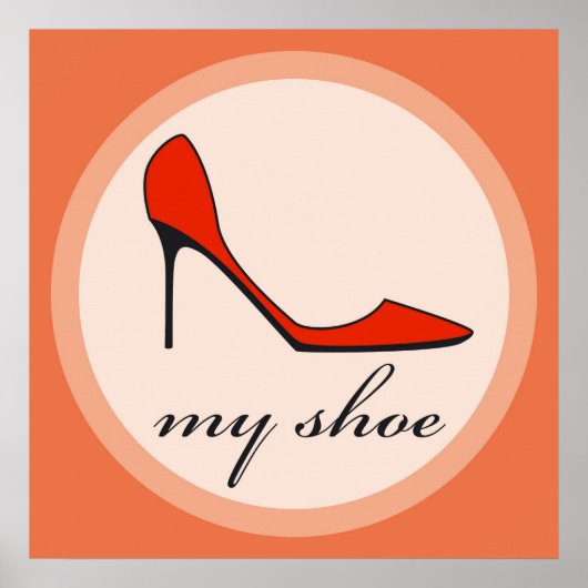 hoge hakken poster (Voorkant)