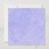 Hoge hakschoenen Paarse Princess Quinceanera Kaart (Achterkant)