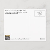 Hoge Herfsten Cheat River Butterfly Rock Briefkaar Briefkaart (Achterkant)