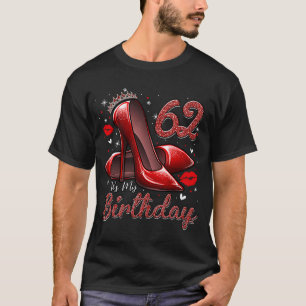 Hoge hoogte die in Mijn 62e verjaardag 62 en F ste T-shirt