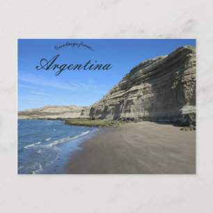 Hoge kliffen in Argentinië Briefkaart