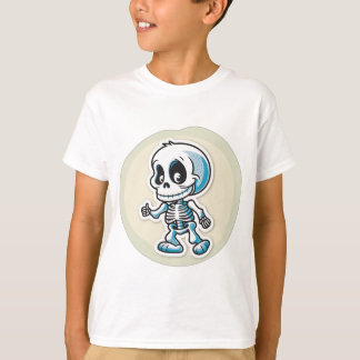 Hoge kwaliteit Cartoon Skeleton Sticker T-shirts