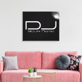 Hoge kwaliteit DJ Canvas Afdruk (Insitu (Woonkamer))