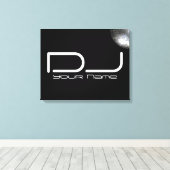 Hoge kwaliteit DJ Canvas Afdruk (Insitu (Houten vloer))