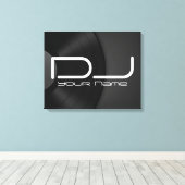 Hoge kwaliteit DJ Canvas Afdruk (Insitu (Houten vloer))