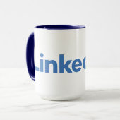 hoge kwaliteit Gekoppeld aan logo Mok (Voorkant links)