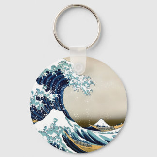 Hoge kwaliteit Grote Golf van Kanagawa door Hokusa Sleutelhanger