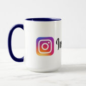 Hoge kwaliteit Instagram Mok (Links)