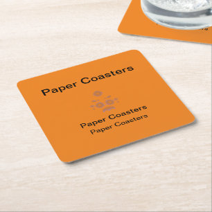 Hoge-kwaliteit Papieren Onderzetters voor Iedere G