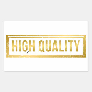 Hoge kwaliteit rechthoekige sticker