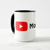 Hoge kwaliteit Youtube Mok (Voorkant links)