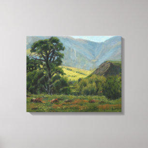 Hoge Landstilte in de Big Horns Canvas Afdruk