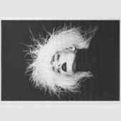 Hoge Mode zwart-wit fotografie Decoupage Tissuepapier (Voorkant)