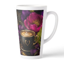 Hoge mok koffie met Kaitlyn