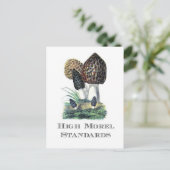 Hoge morel standaarden briefkaart (Staand voorkant)