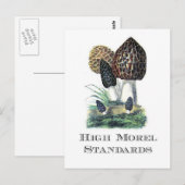 Hoge morel standaarden briefkaart (Voorkant / Achterkant)