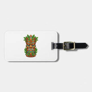 Hoge Palm Kroon Tiki Beschermer Bagage Label